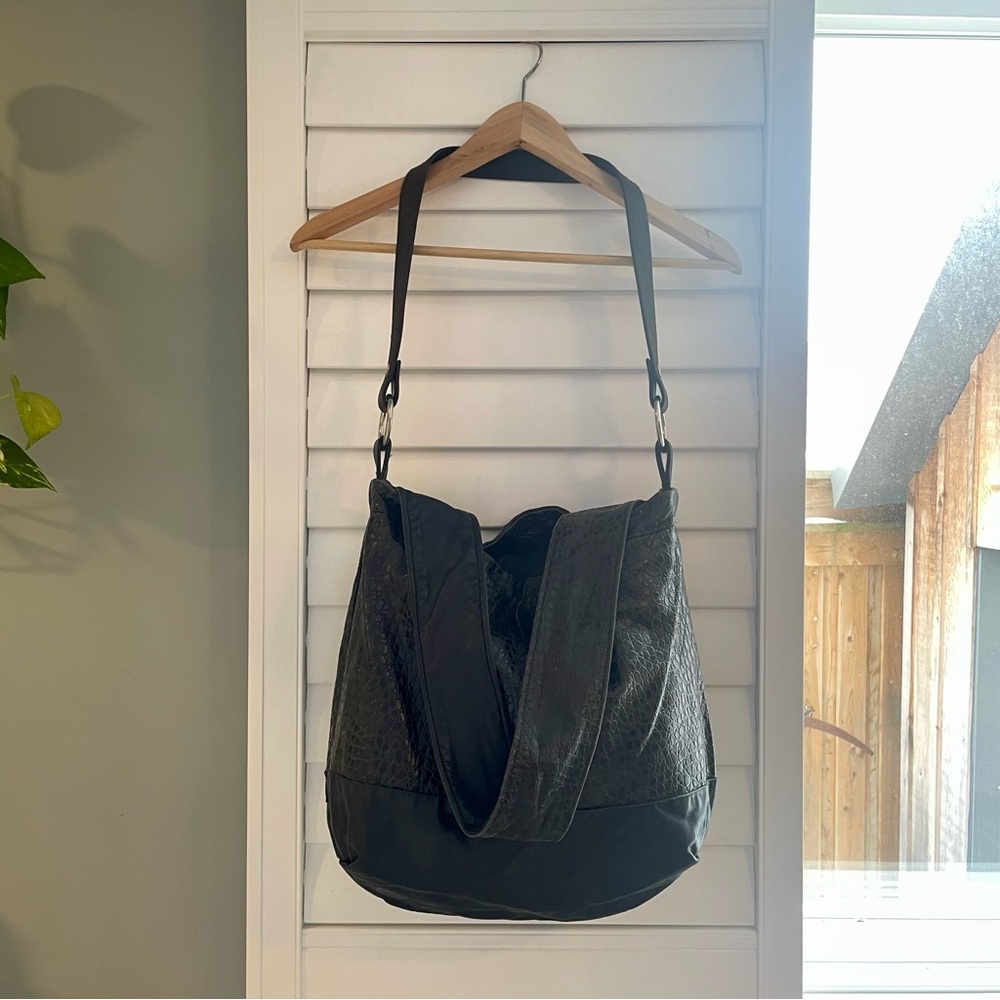 3-Way Crossbody Leather Bag, Handmade in Canada